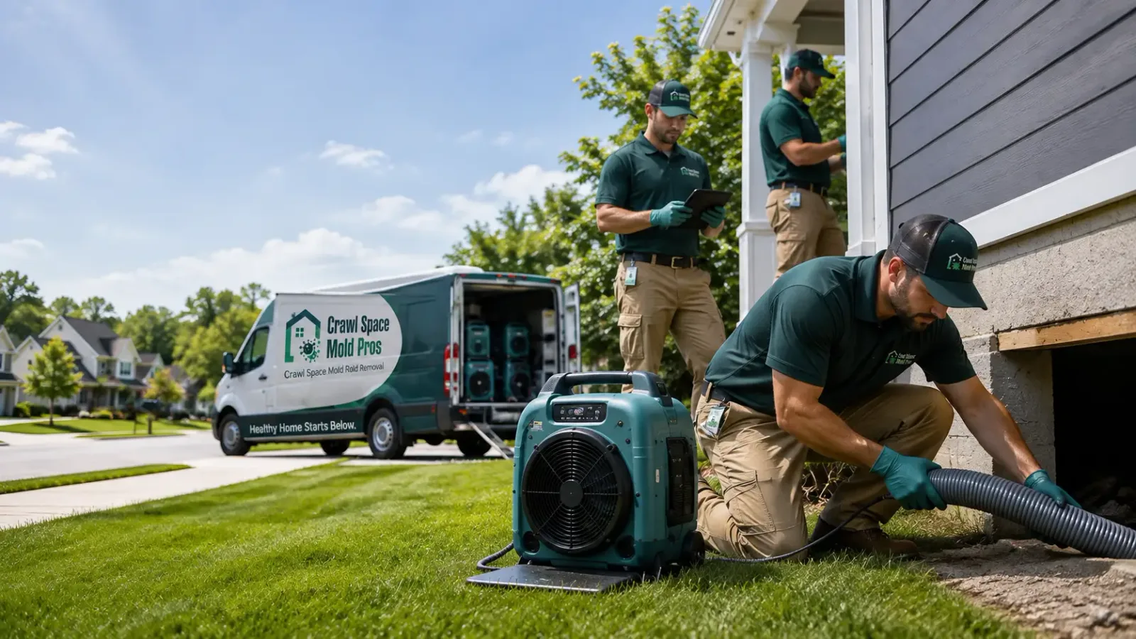 Crawl Space Mold Removal in Winona, KS